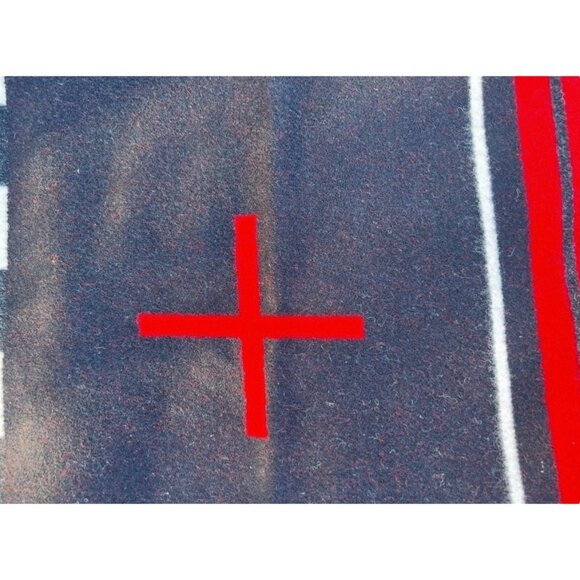 Pendleton Hidatsa Earth Pattern Blanket Remnants Am Indian College Fund 66.5x 63 - Picture 12 of 15